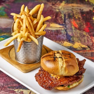 Honey Jerk Chicken Sandwich